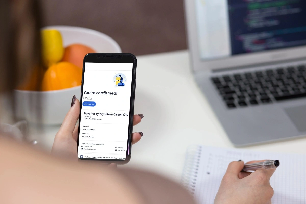 Expedia last minute hotel deals booking confirmation
