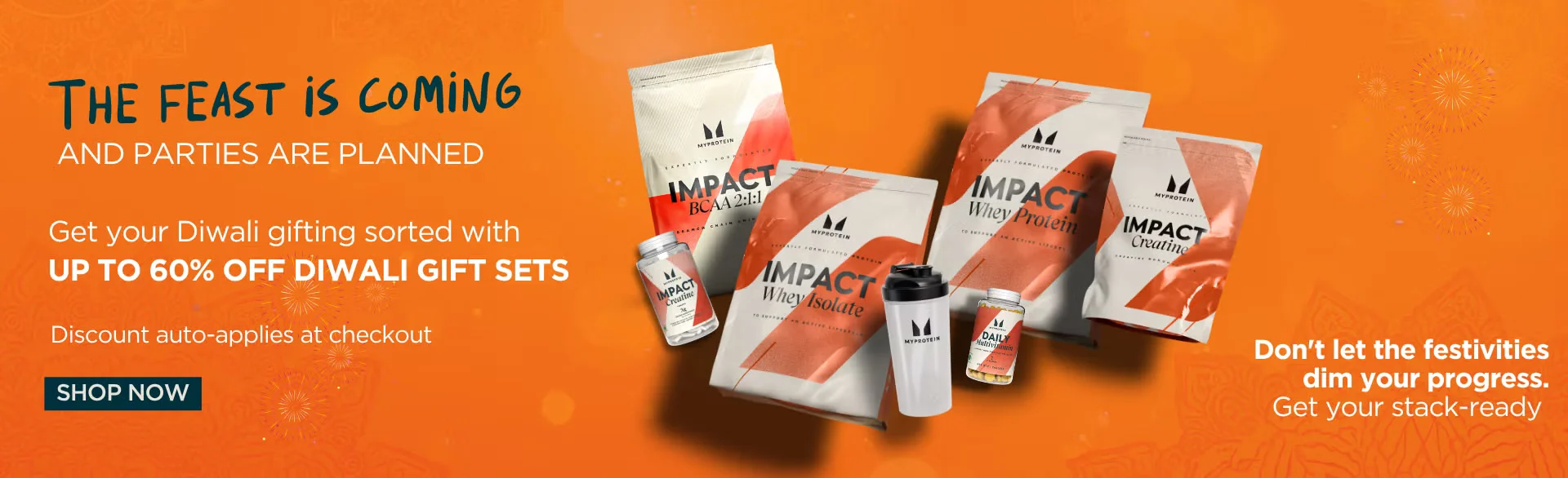 MyProtein Diwali Sale banner 2025