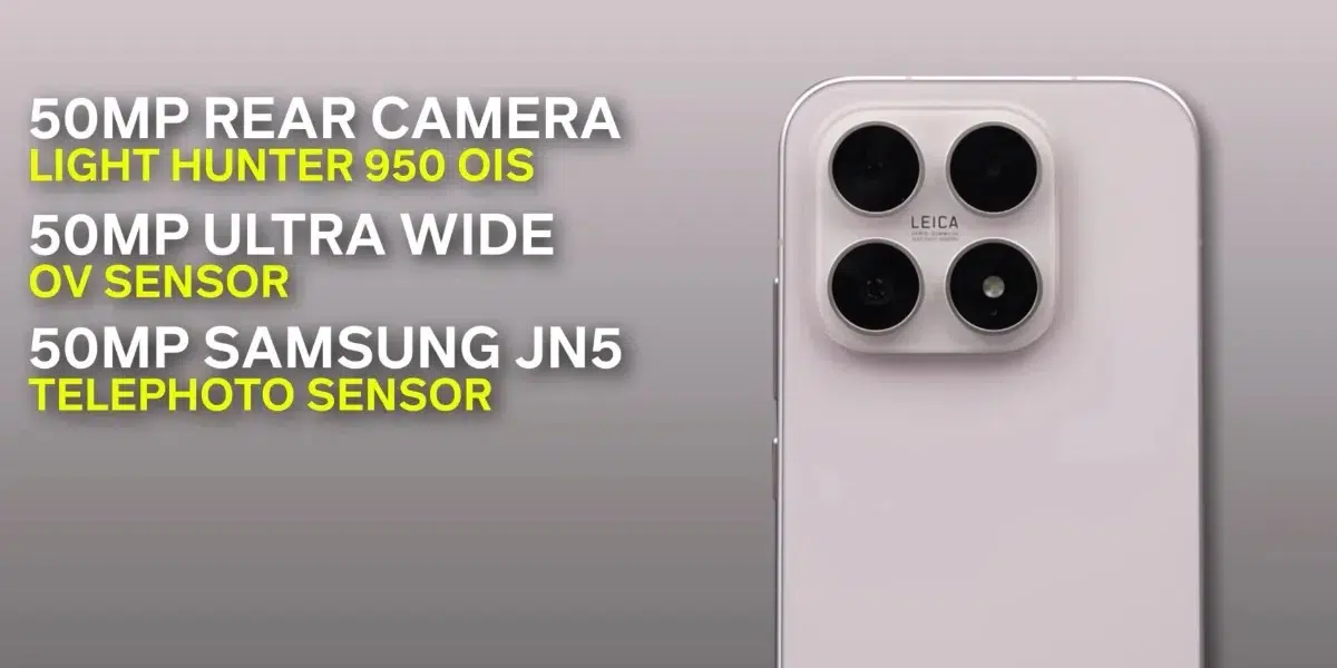 Xiaomi 17 Leica‑tuned triple camera system with advanced night mode