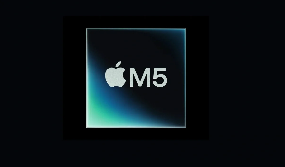 Apple M5 chip official logo announcement October 2025
